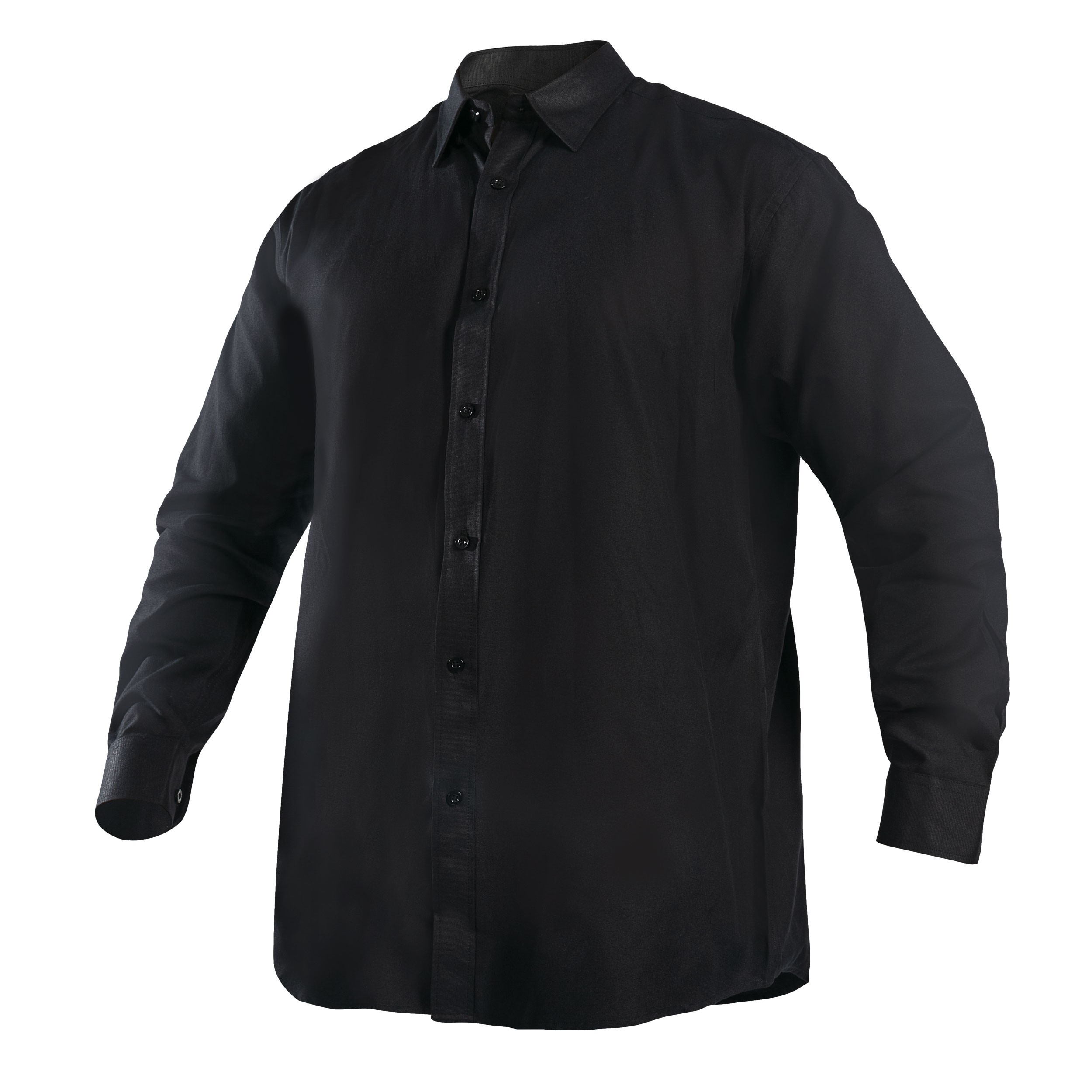 CAMISA OXFORD NEGRA HOMBRE