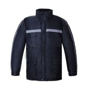 PARKA TÉRMICA FORRO CORAL FLEECE HOMBRE CON CINTA REFLECTIVA OXFORD 210T